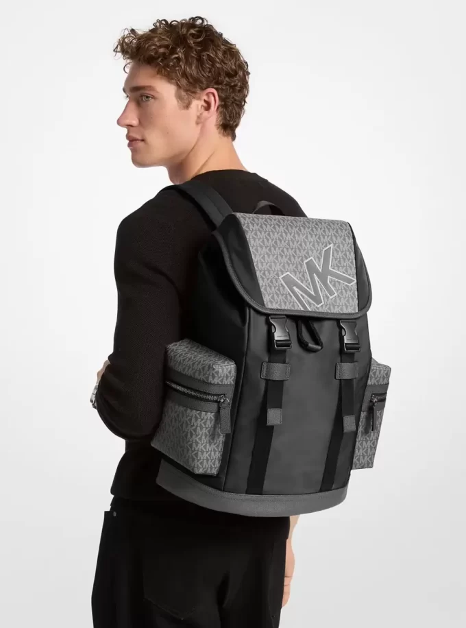 Cooper Signature Logo and Nylon Backpack