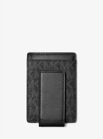 Cooper Signature Logo Money Clip Card Case