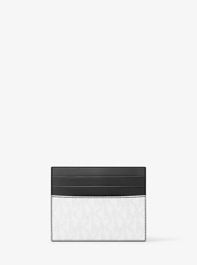 Cooper Striped Signature Logo Card Case