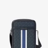 Cooper Striped Signature Logo Flight Bag