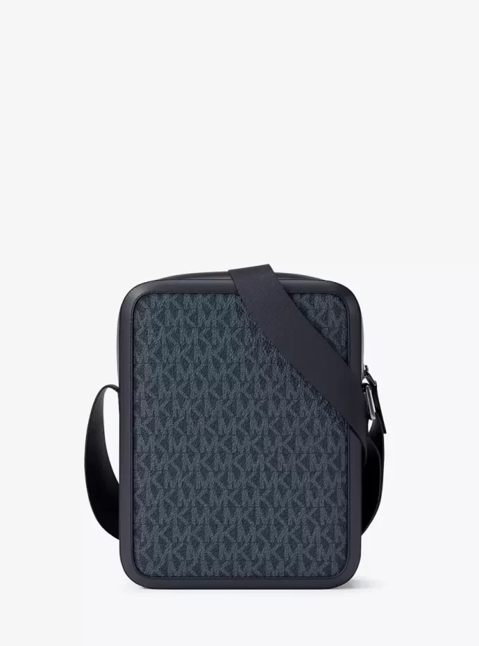 Cooper Striped Signature Logo Flight Bag