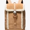 Cooper Suede and Sherpa Backpack