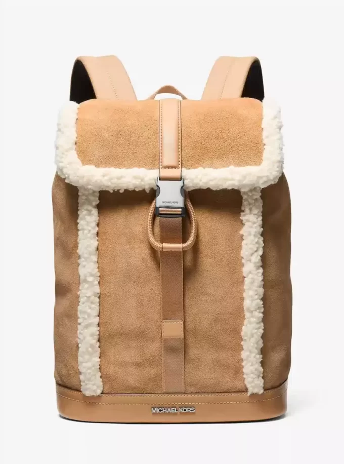 Cooper Suede and Sherpa Backpack