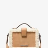 Cooper Suede and Sherpa Crossbody Bag