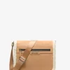 Cooper Suede and Sherpa Messenger Bag