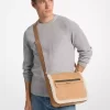 Cooper Suede and Sherpa Messenger Bag