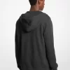 Cotton Blend Zip-Up Hoodie