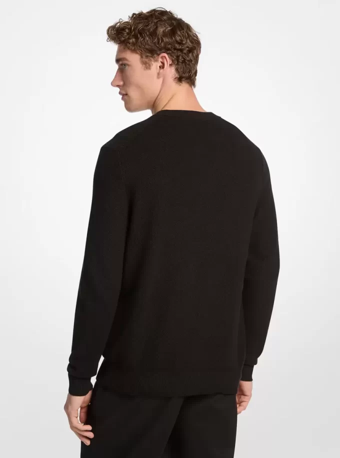 Cotton Mouliné Sweater