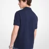 Cotton Zip-Up Polo Shirt