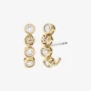 Cubic Zirconia Climber Earrings