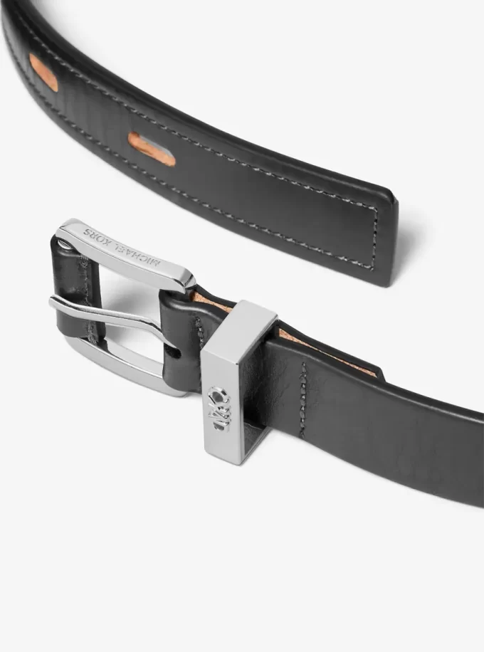 Cutout Leather Blend Belt Cutout Leather Blend Belt