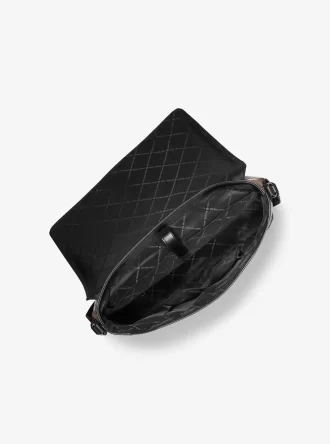 Cyrus Medium Snake Embossed Messenger Bag Cyrus Medium Snake Embossed Messenger Bag