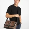 Cyrus Medium Snake Embossed Messenger Bag