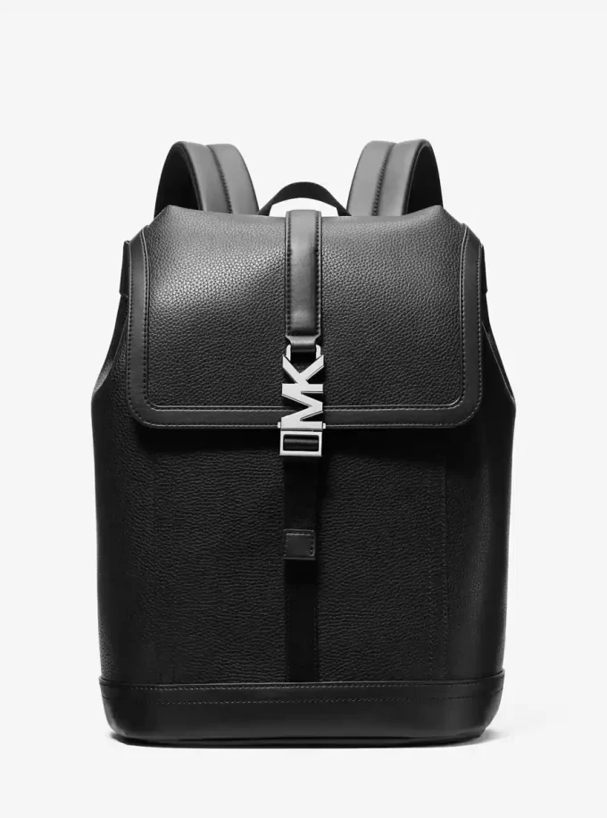 Cyrus Pebbled Leather Backpack