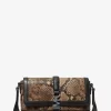 Cyrus Small Snake Embossed Crossbody Bag