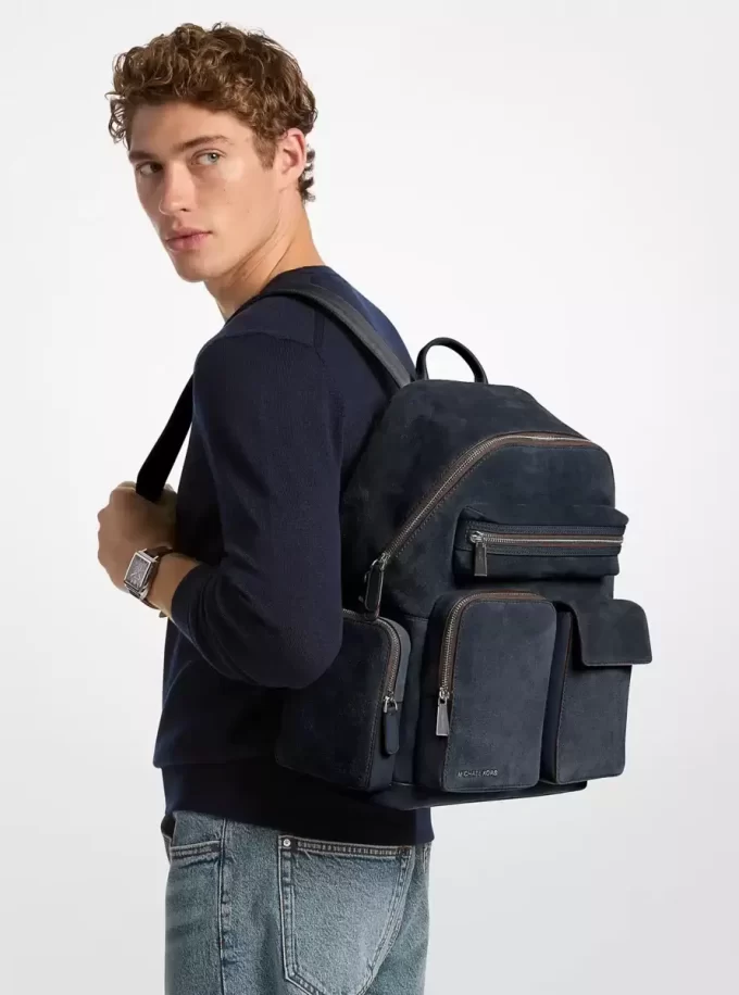 Dakota Medium Suede Cargo Backpack