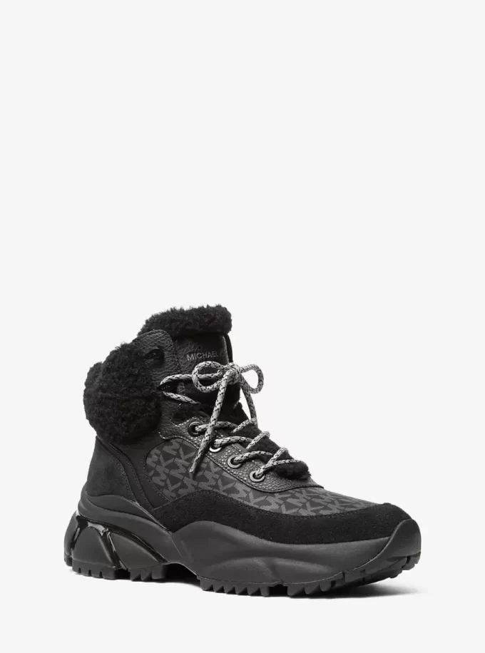 Darius Mixed-Media Boot