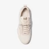 Darius Suede and Stretch Knit Trainer