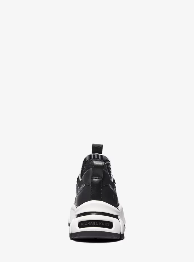 Darius Two-Tone Stretch Knit Trainer