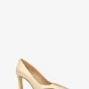 Darrah Crackled Metallic Leather Pump