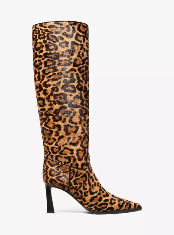 Darrah Leopard Print Calf Hair Boot Darrah Leopard Print Calf Hair Boot