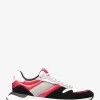 Dax Color-Block Leather and Suede Trainer