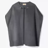 Double Face Wool Blend Cape