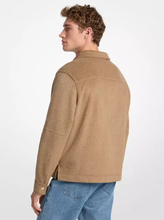 Double-Knit Flannel Jacket