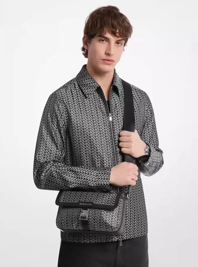 Eli MK2000 Logo Jacquard Messenger Bag Eli MK2000 Logo Jacquard Messenger Bag