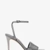 Elyse Crackled Metallic Leather Sandal