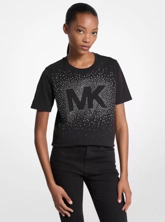 Embellished Logo Cotton T-Shirt