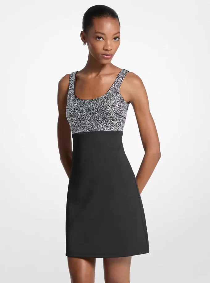 Embellished Scuba Dress