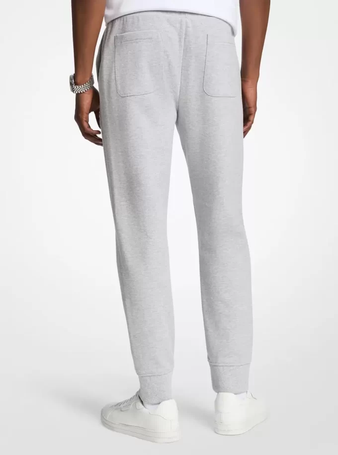 Embossed Logo Cotton Blend Joggers Embossed Logo Cotton Blend Joggers