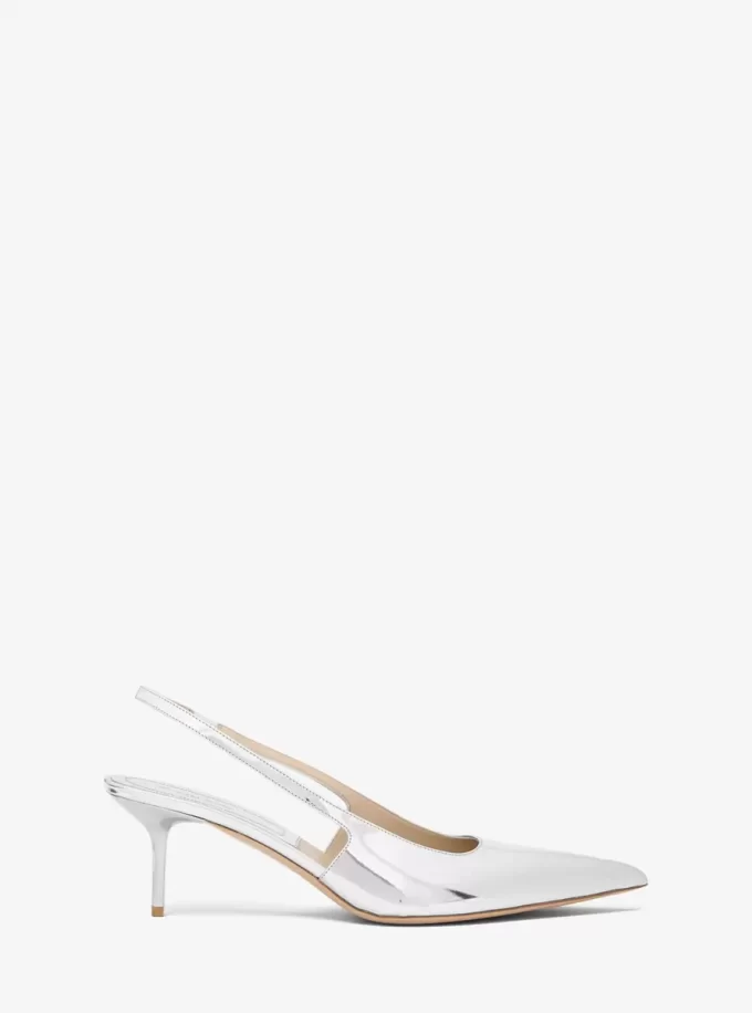 Emma Metallic Leather Slingback Pump Emma Metallic Leather Slingback Pump