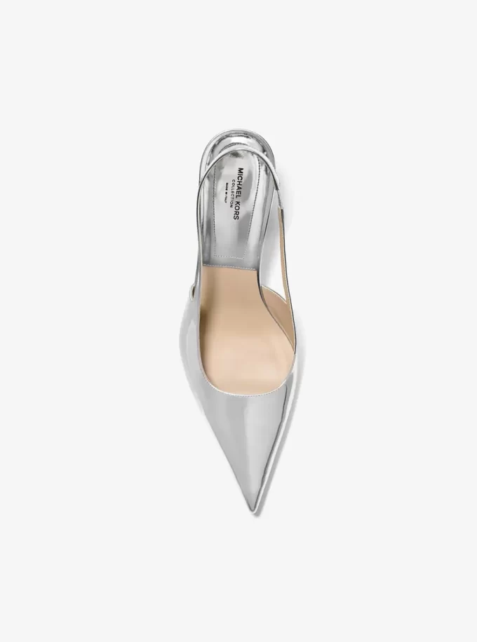 Emma Metallic Leather Slingback Pump Emma Metallic Leather Slingback Pump