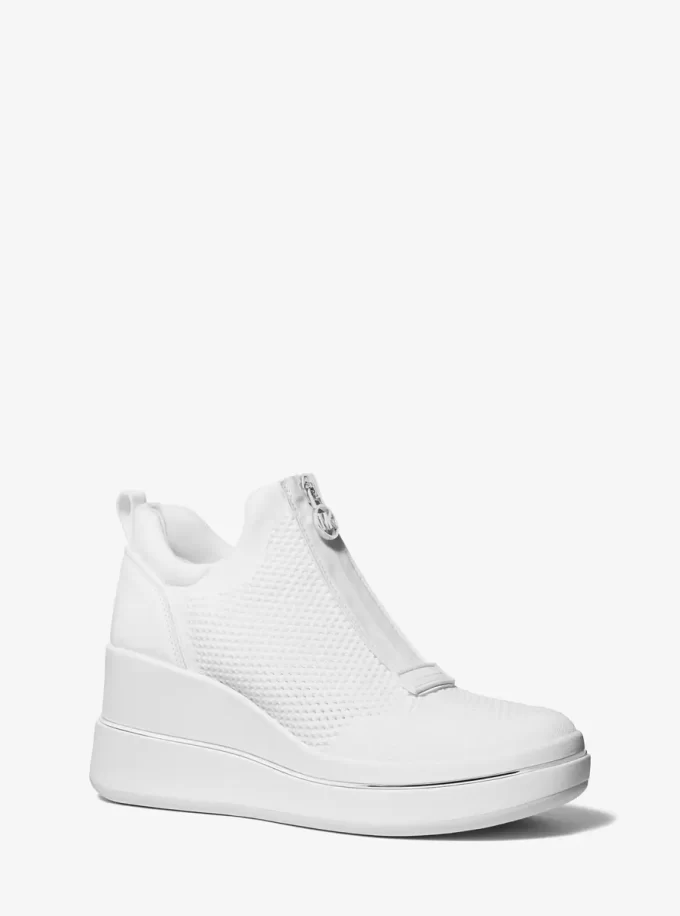 Emmy Mesh Zip-Up Wedge Trainer Emmy Mesh Zip-Up Wedge Trainer