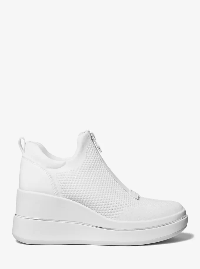 Emmy Mesh Zip-Up Wedge Trainer Emmy Mesh Zip-Up Wedge Trainer