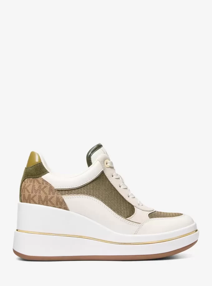 Emmy Mixed-Media Wedge Trainer Emmy Mixed-Media Wedge Trainer