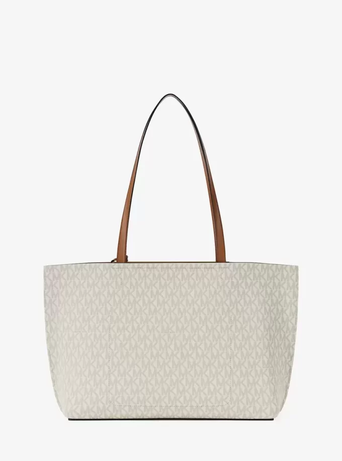 Evelyn Large Signature Logo Tote Bag