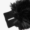 Faux Fur and Wool Gloves Faux Fur and Wool Gloves