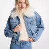 Faux Fur Collar Denim Jacket Faux Fur Collar Denim Jacket