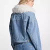Faux Fur Collar Denim Jacket Faux Fur Collar Denim Jacket
