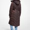 Faux Fur Trim Belted Puffer Coat Faux Fur Trim Belted Puffer Coat