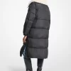 Faux Fur-Trim Quilted Puffer Jacket
