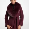 Faux Fur Trim Wool Blend Coat Faux Fur Trim Wool Blend Coat