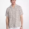 Floral Linen Camp Shirt
