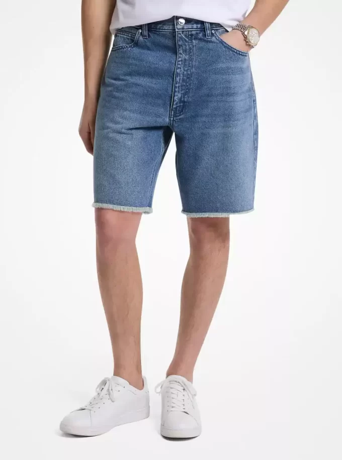 Frayed Denim Shorts Frayed Denim Shorts