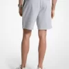 French Terry Cotton Blend Shorts
