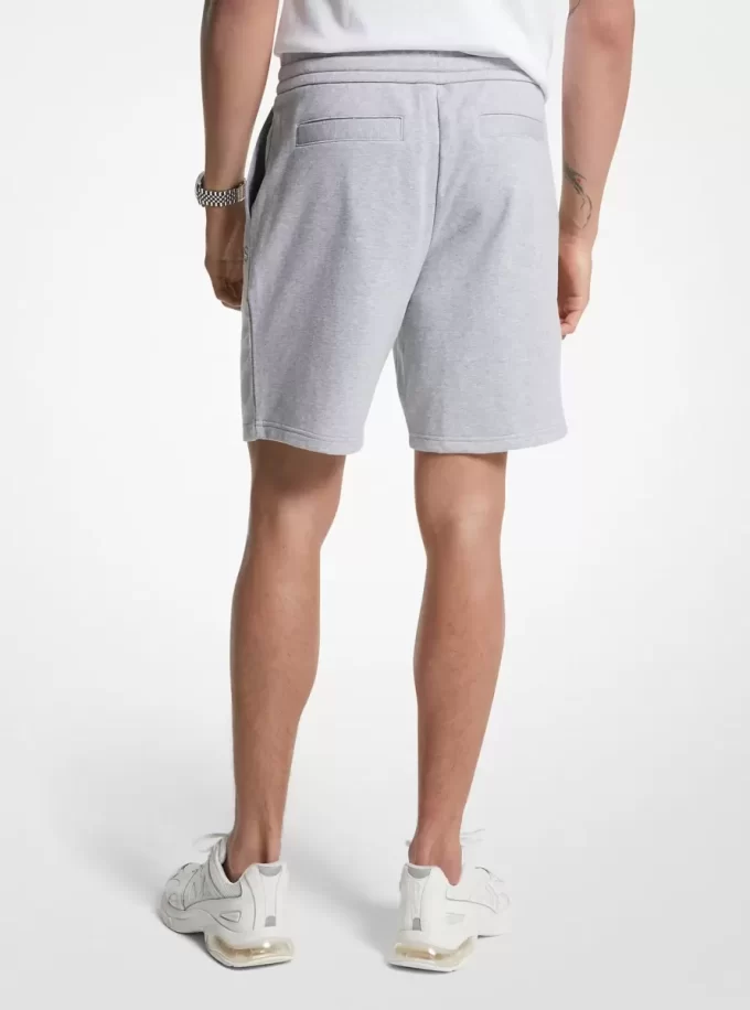 French Terry Cotton Blend Shorts