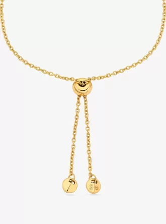 Fulton Precious Metal-Plated Sterling Silver Slider Bracelet